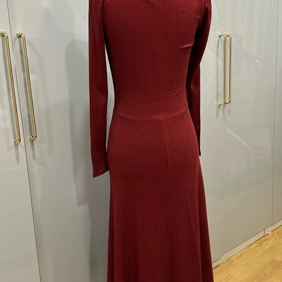 Reformation Banks Knit Long Sleeve Dress - Picture 6 of 6